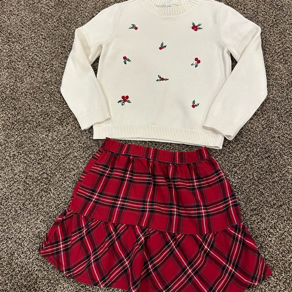 Christmas sweater & skirt